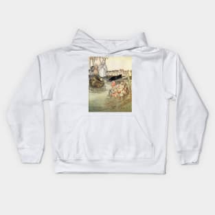 The Two Pots - Arthur Rackham Kids Hoodie